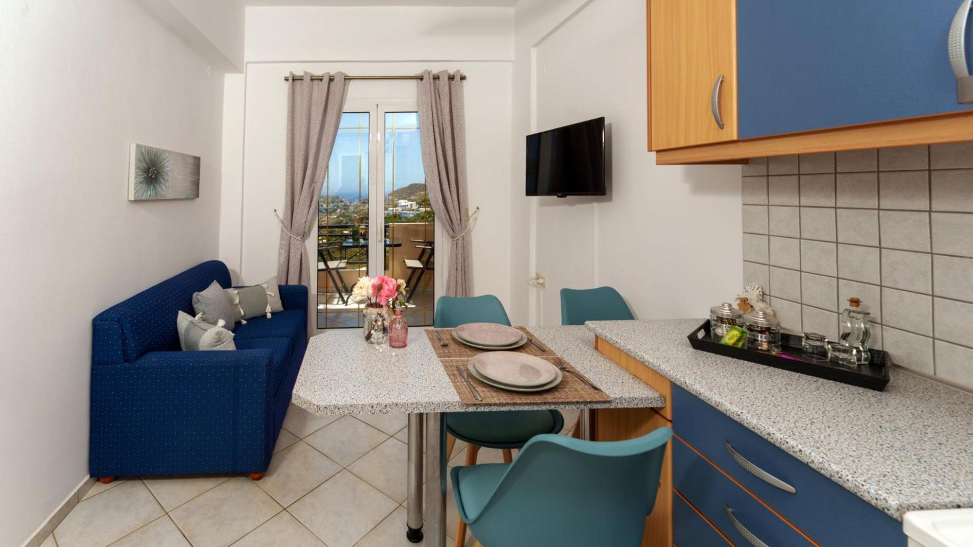 Fnk Apartments With Sea View Agia Pelagia Dış mekan fotoğraf