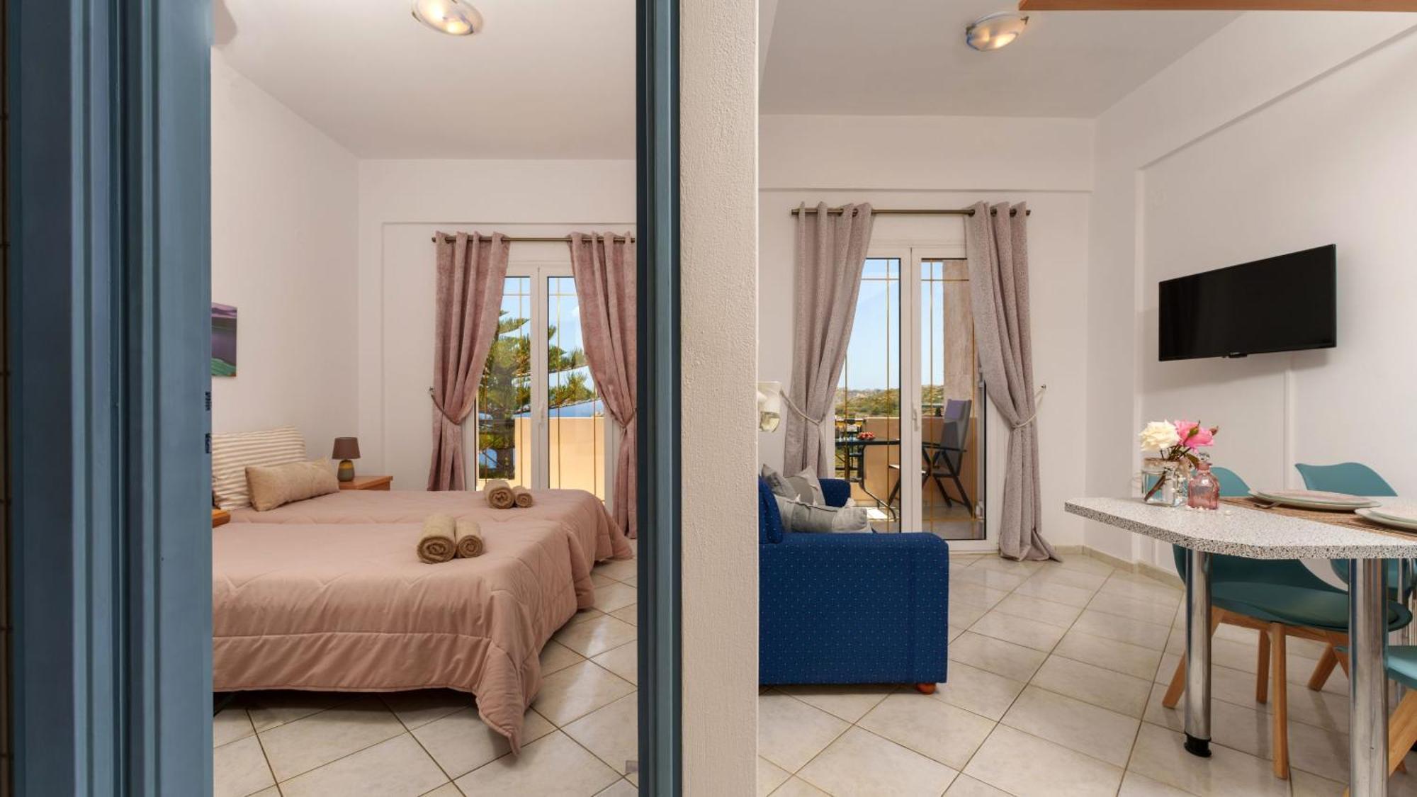 Fnk Apartments With Sea View Agia Pelagia Dış mekan fotoğraf