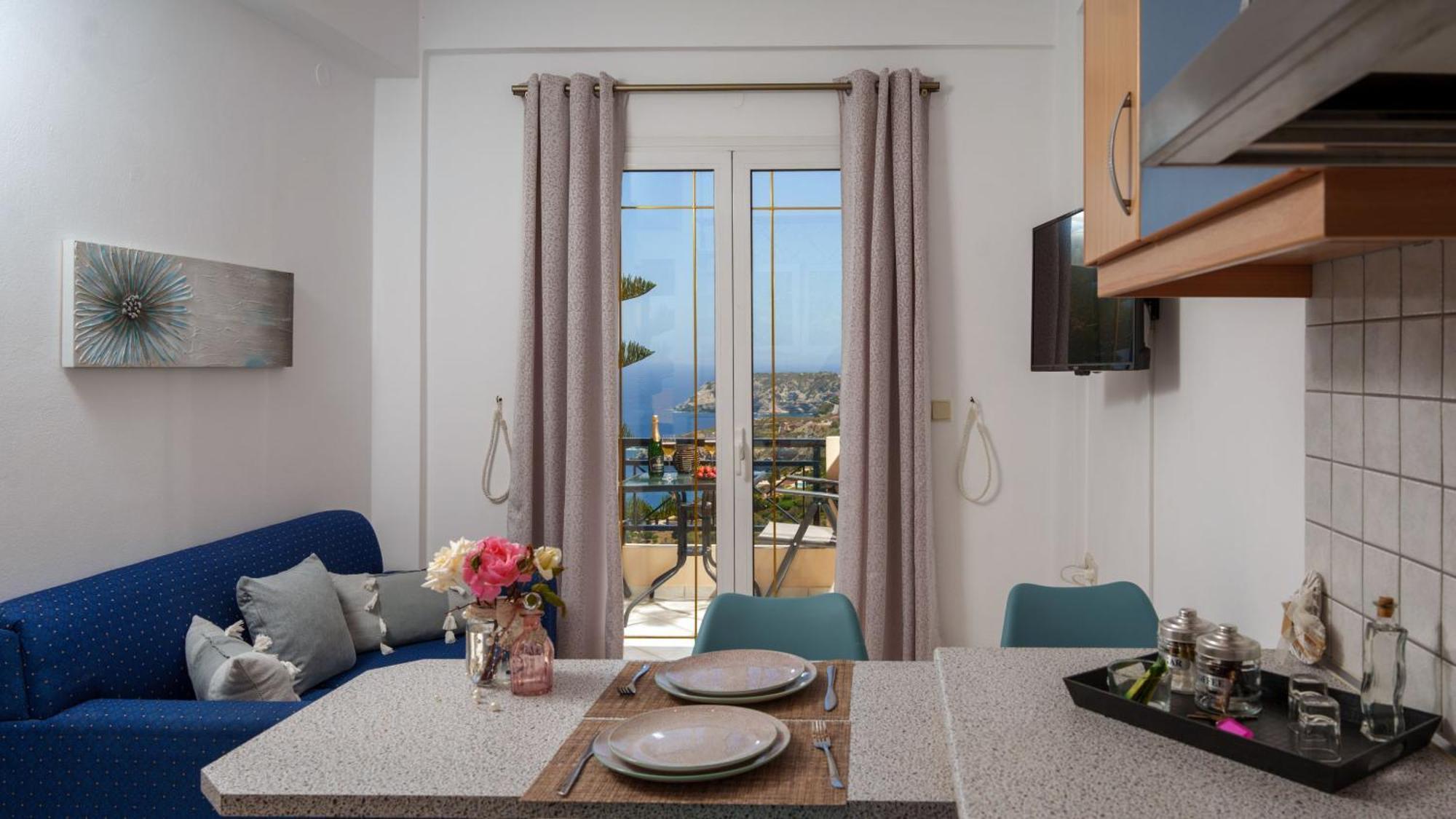 Fnk Apartments With Sea View Agia Pelagia Dış mekan fotoğraf
